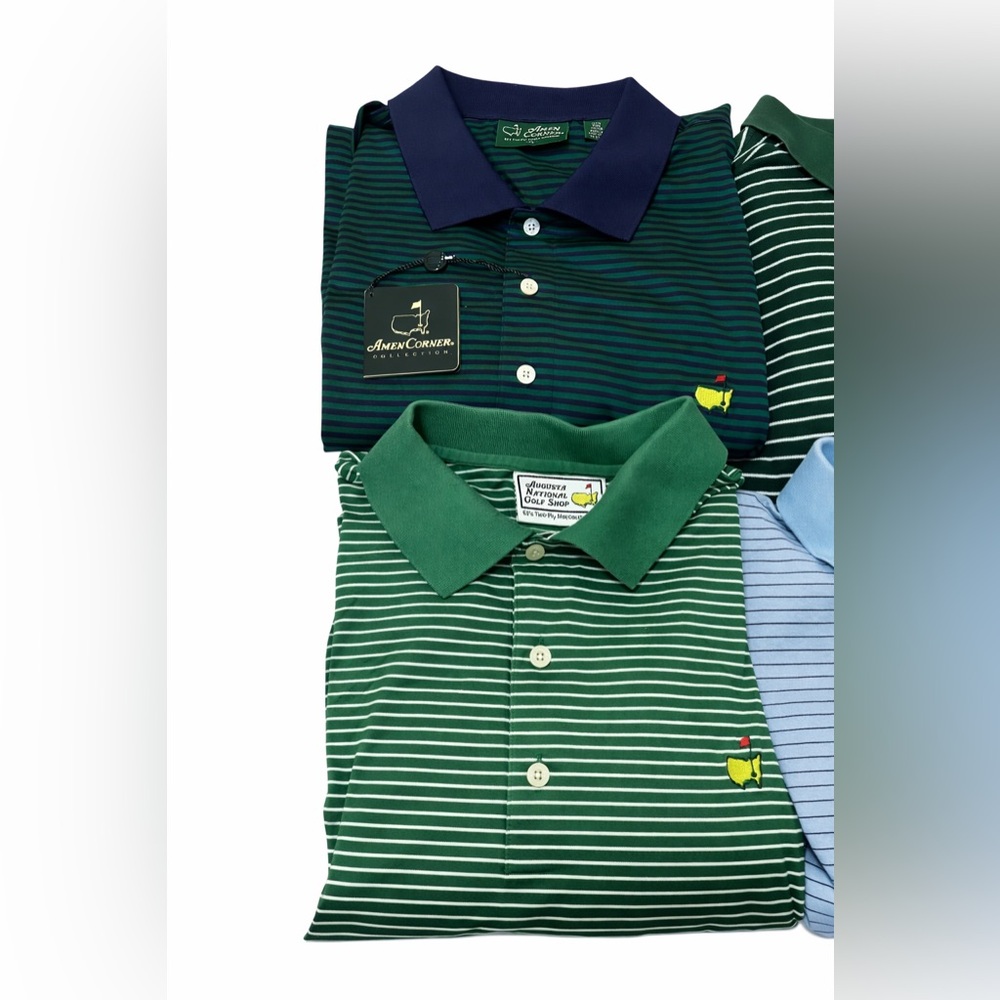 BUNDLE OF 4 MASTERS AUGUSTA NATIONAL AMEN CORNER POLO GOLF SHIRTS - Picture 3 of 16